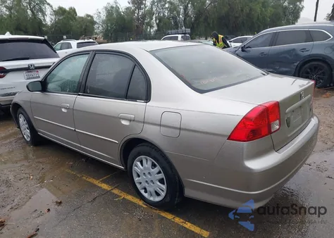 2004 Honda Civic Lx from USA, damaged, VIN JHMES16554S001727